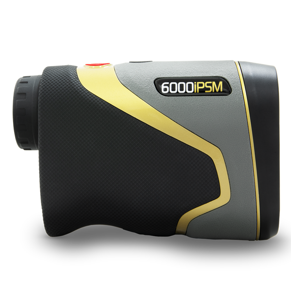 pinloc 6000 rangefinder left side profile gold