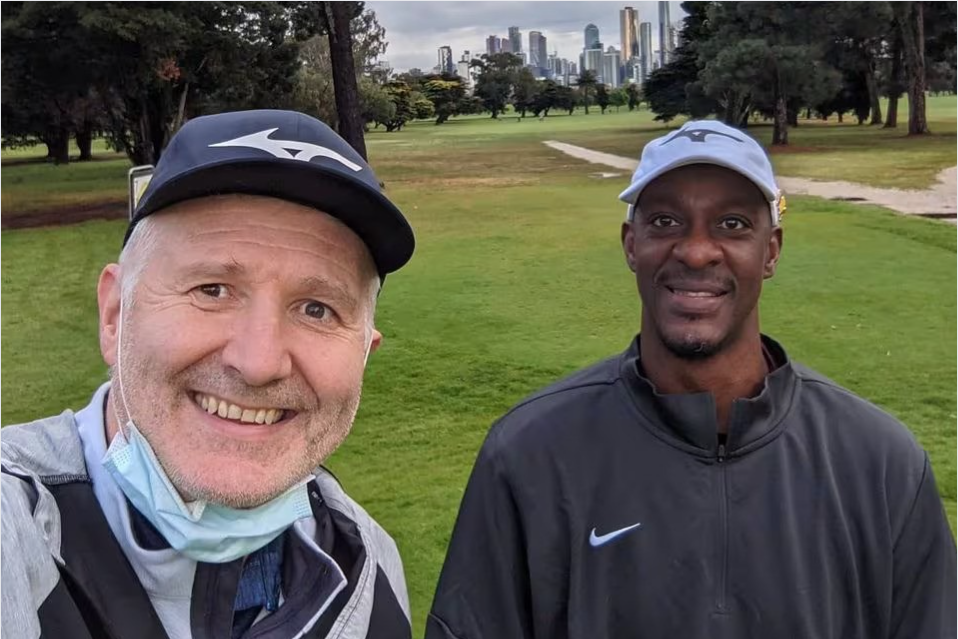 Andrew Gaze and Lanard Copeland (NBL)