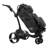 dri play golf club cart bag on zip navigator electric golf cart right 45 profile black