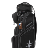 lite play cart bag ride side with accessories black