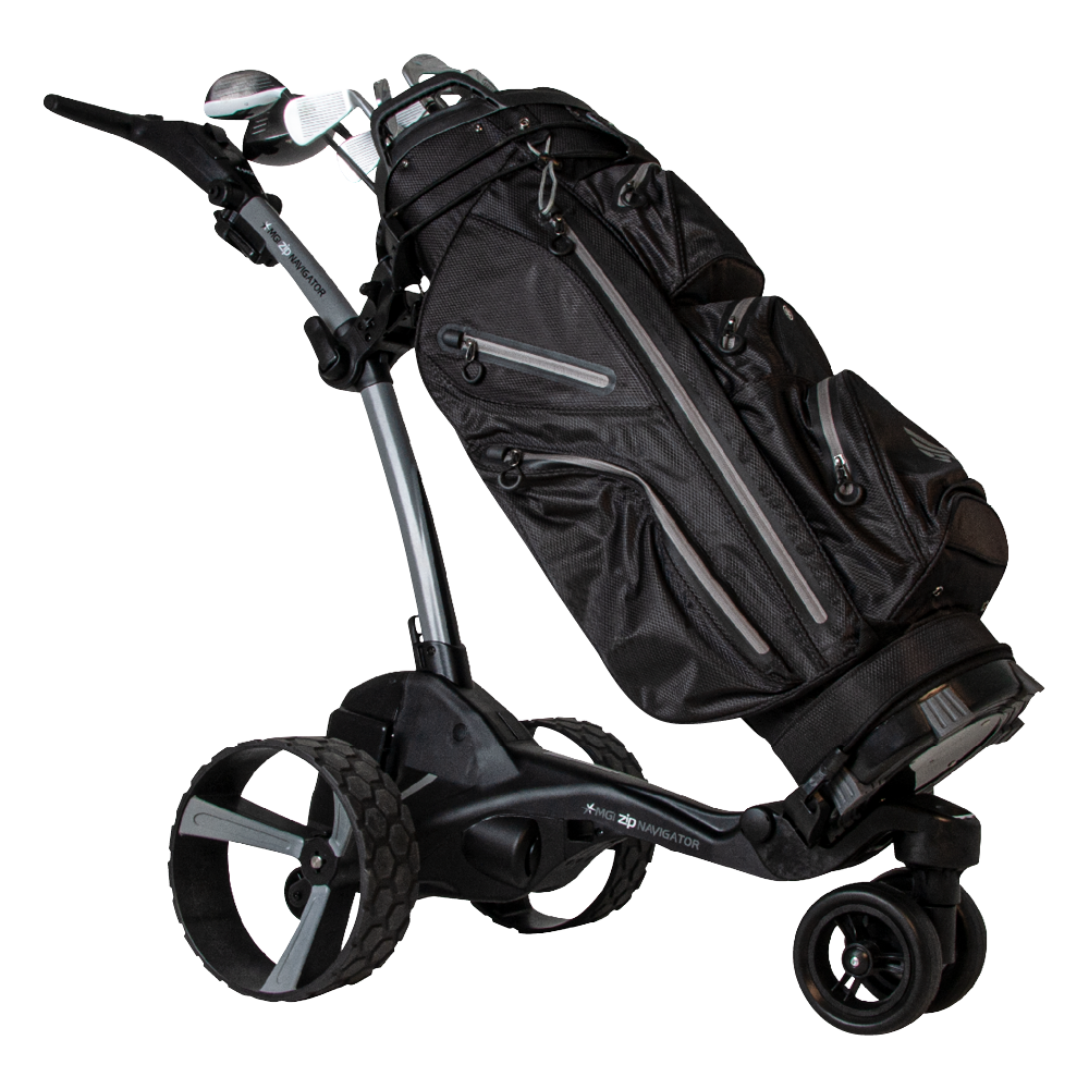 Navigator quad discount electric push cart